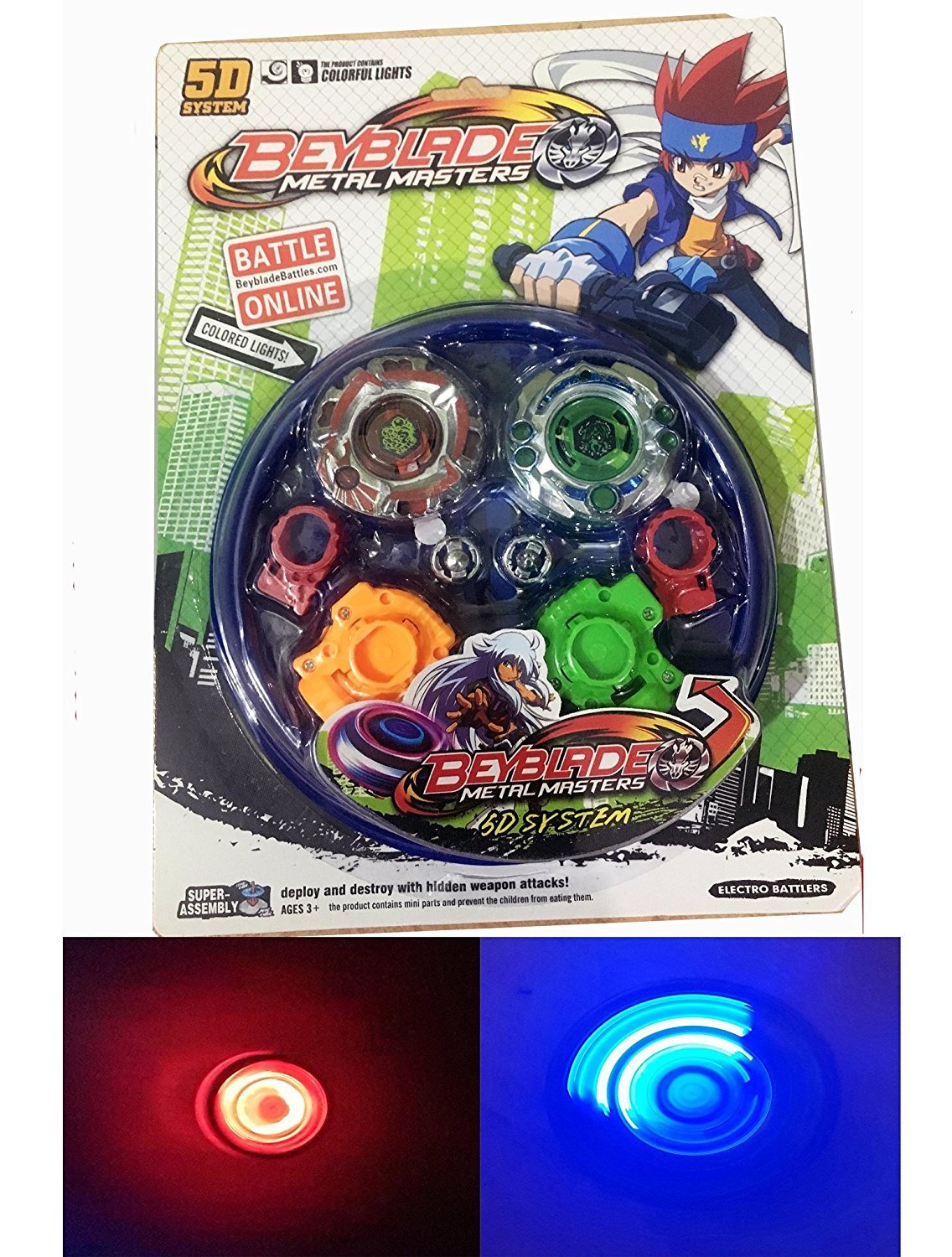 beyblades with led lights