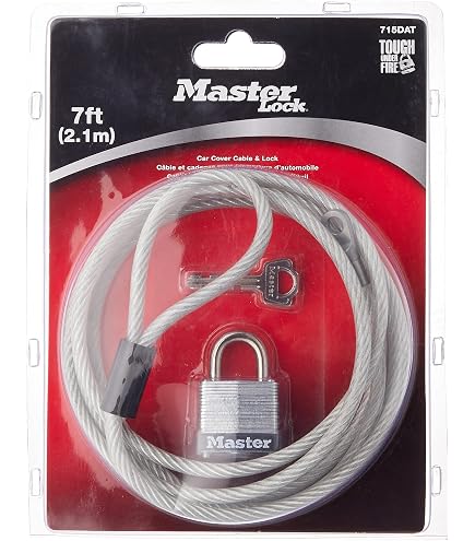 MASTER LOCK - Cable Antivol à Clé Avec Menotte 1m