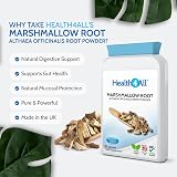 Health4All Marshmallow Root 500mg 90 Vegan Capsules UK Made view 2