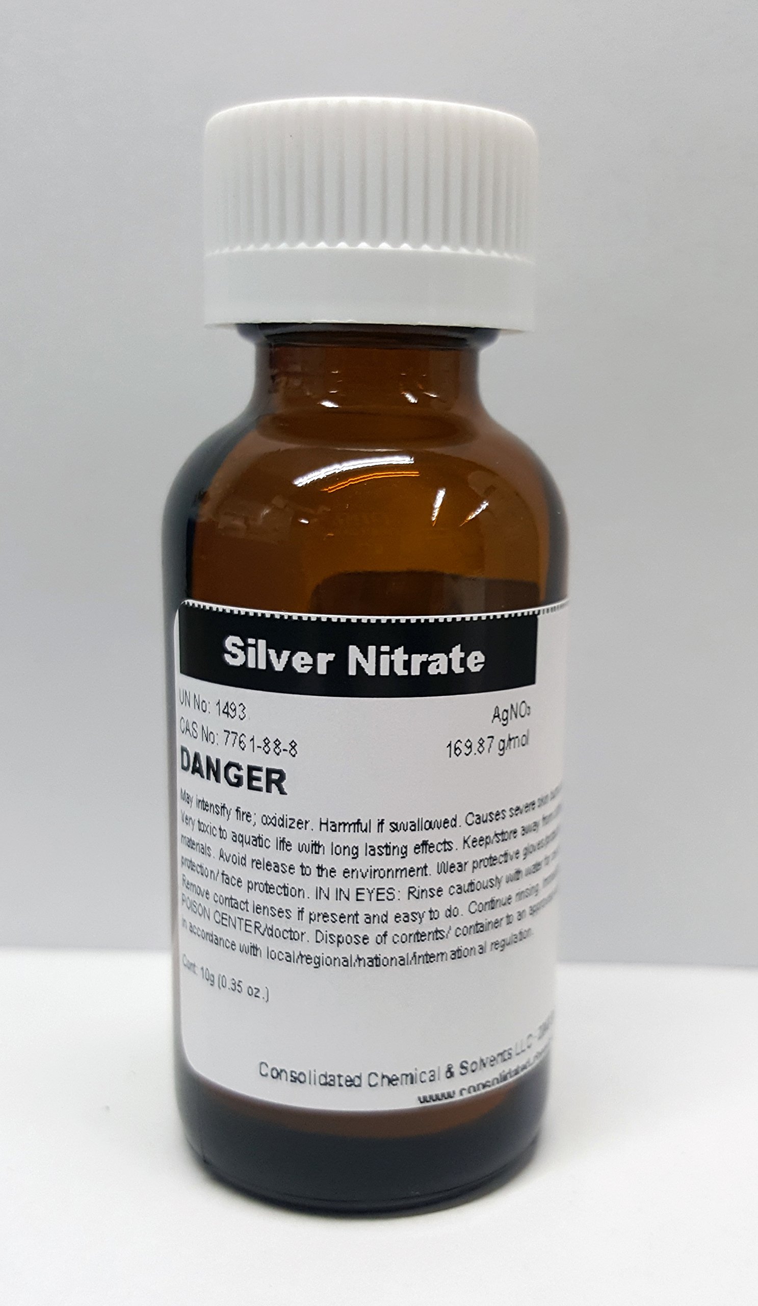 Silver Nitrate 10g Glass Bottle High Purity Buy Online in United Arab