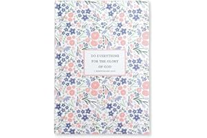 ELLY AND GRACE Bible Journal for Women - Christian Gifts for Women Daily Journal Prayer Journal Bible Journaling Supplies for Bible Study Gratitude Journal - 8.5" x 5.5" - 150 Page Lined Journal (Do Everything)