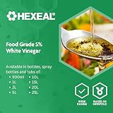Hexeal White Vinegar 1L for Cooking Cleaning Pickling Baking view 8