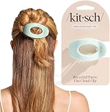 Kitsch Small Flat Claw Clips Sage Leaf - Secure Grip, Lightweight