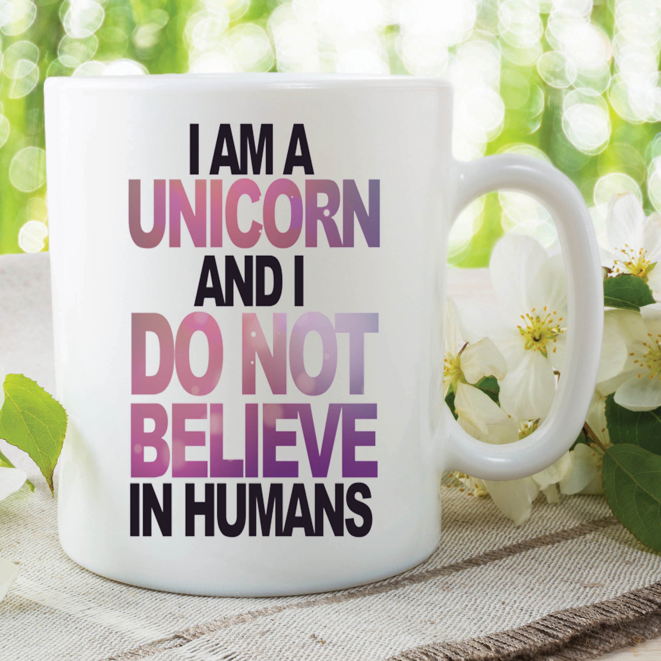 Funny Novelty Mug I Am A Unicorn Believe Joke Work Office Cup Gift WSDMUG452