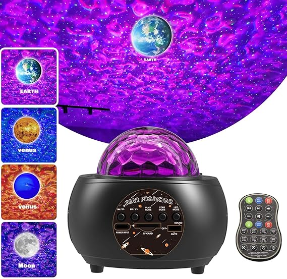 Amazon.com: LED Star Projector, Planet Night Light Galaxy Projector