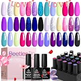 Beetles Gel Polish Midnight Euphoria 23 Pcs Kit 5ml Mini Colors Glitter