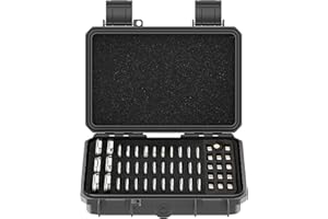 KIWIFOTOS 65 Slots Coin Cell Battery Case for CR2032 CR2016 CR2025 LR44 CR2320 CR2325 CR2330 CR2354 CR2430 CR2450 & LR41 AG13