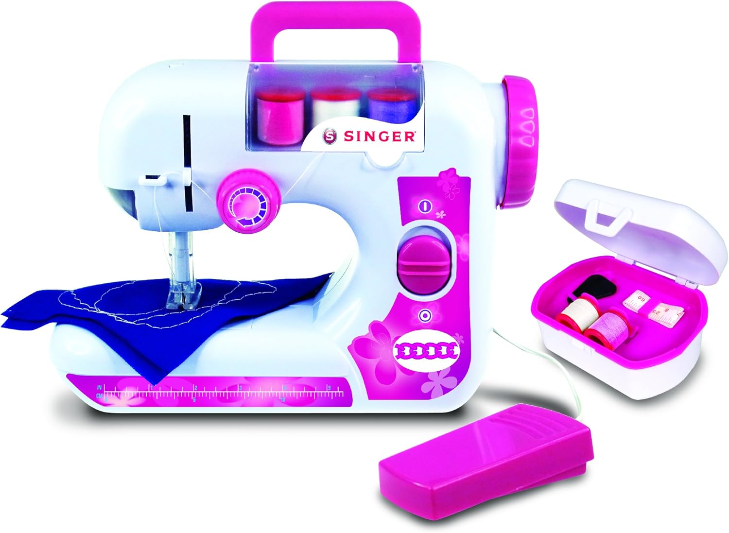 NKOK plástico Singer ez-Stitch CHAINSTITCH con de máquina de Coser Caja: Amazon.es: Hogar