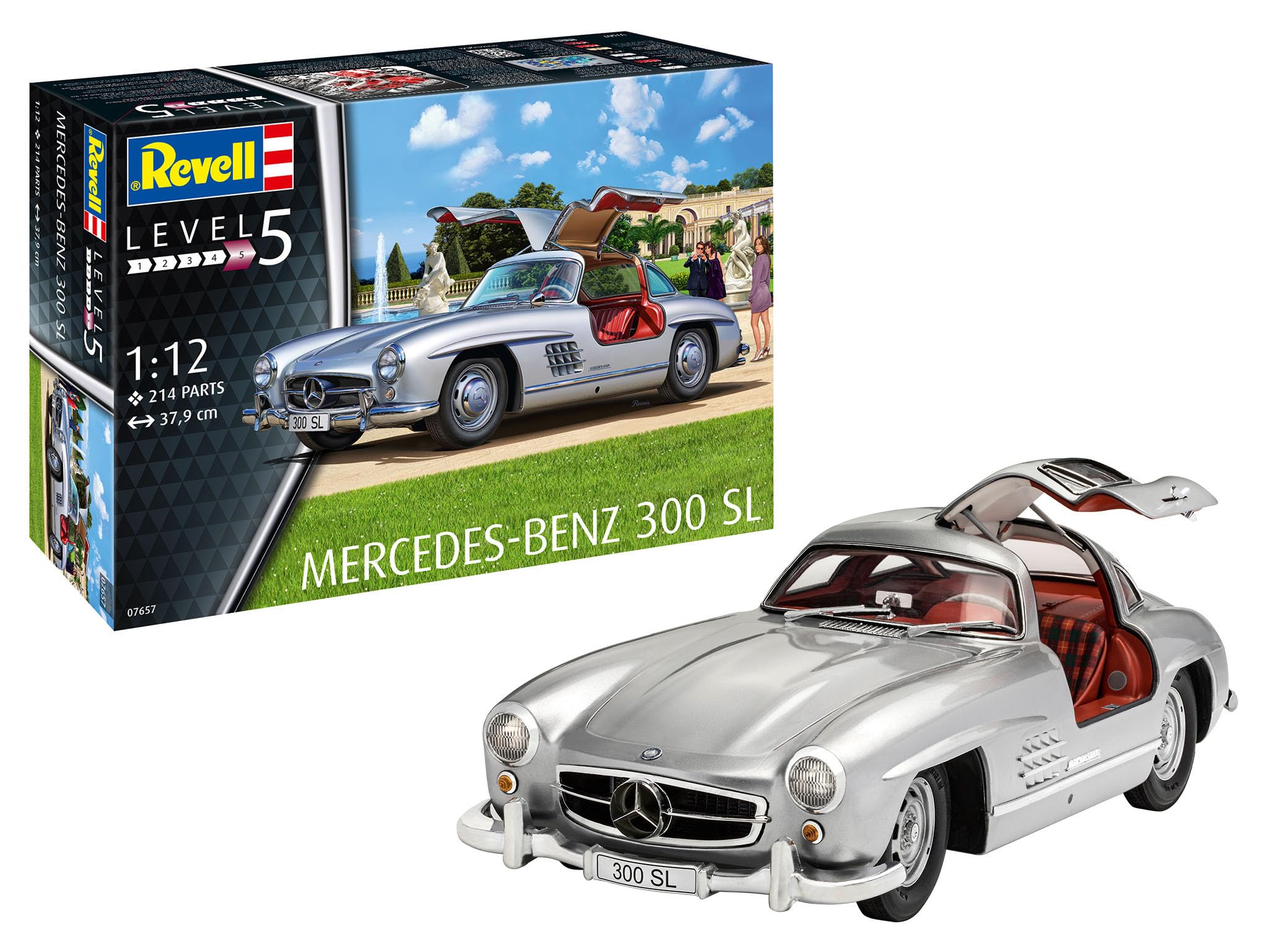 Revell 07657 Mercedes Benz 300 SL 1:12 Scale Unbuilt/Unpainted Plastic Model Kit