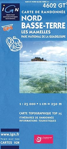Download IGN - Carte de randonnée : Lamentin Basse-Terre : 1:25000 PDF