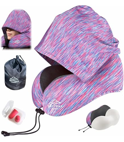 Amazon.com: Sealy, Infused-Gel Hooded Travel Pillow with