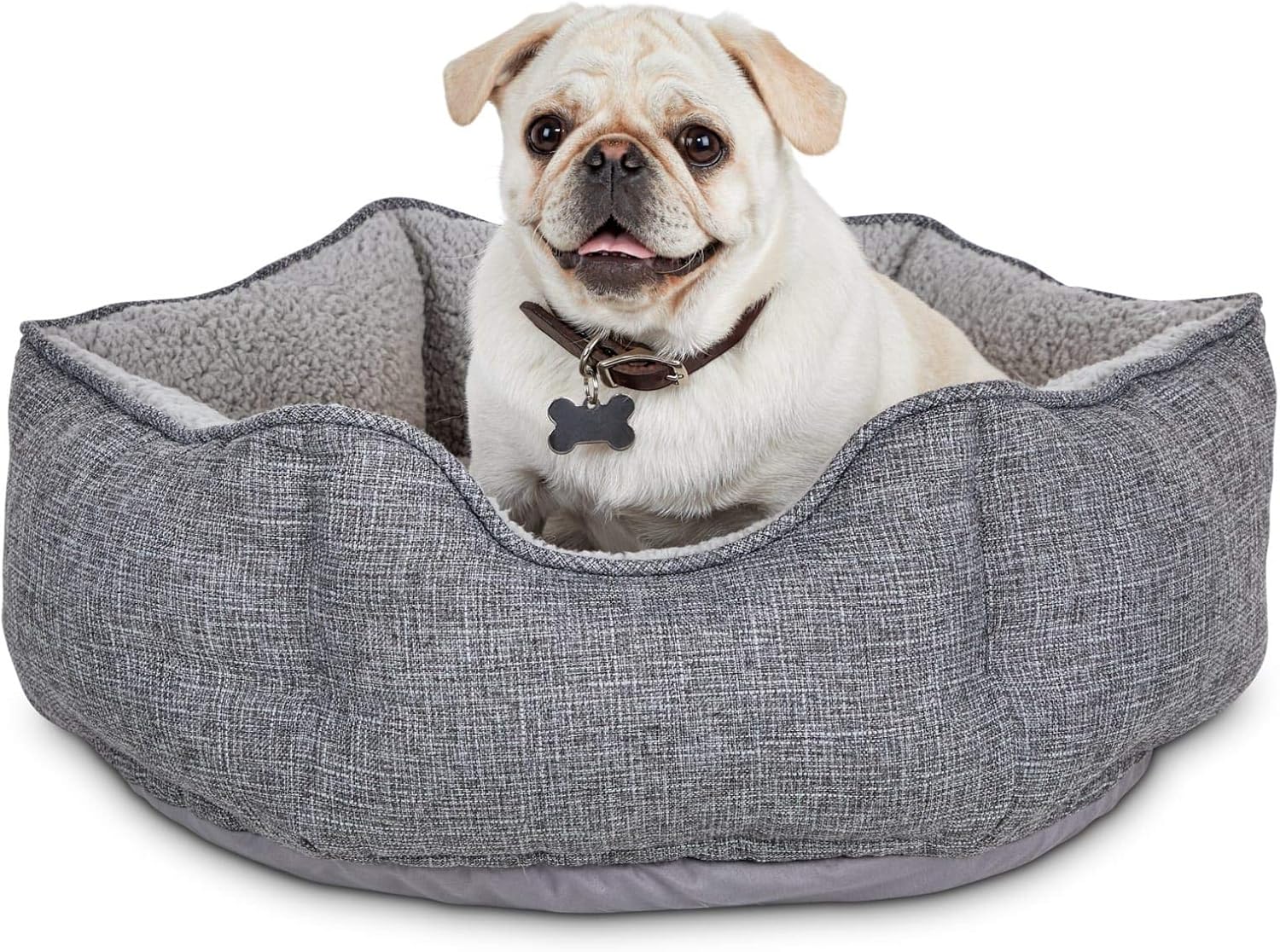 harmony grey nester orthopedic dog bed