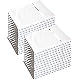 Glarea Microfiber Pillow Cases, White, Standard Queen (Bulk Pack of 24)