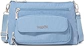 Baggallini Original Everyday 11x7.5 Crossbody Bags Rfid Protected Lightweight Nylon Zippered Travel Purse