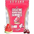 SteelFit Creapure Creatine Monohydrate Gummies for Men & Women, Juicy Watermelon - Gym Workout Nutritional Supplements for Muscle Gain, Brain Health & Strength Building Dietary Supplement, 120 Gummies