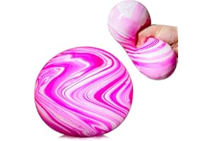 KAWAITE Giant Stretchy Stress Squeeze Balls - Squishy Dough Balls for Kids - Stretch and Pull, Jumbo Stress Ball, Novelty Stress Relief Ball Fidget Toys Gifts for Boys, Girls, Adults (Pink)