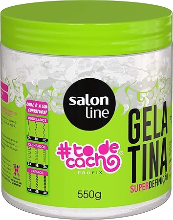 Amazon Com Linha Tratamento Todecacho Salon Line Gelatina Nao Sai Da Minha Cabeca 550 Gr Salon Line Treatment Curls Collection Cant Get You Off My Head Gelatin Net 19 4 Oz Beauty