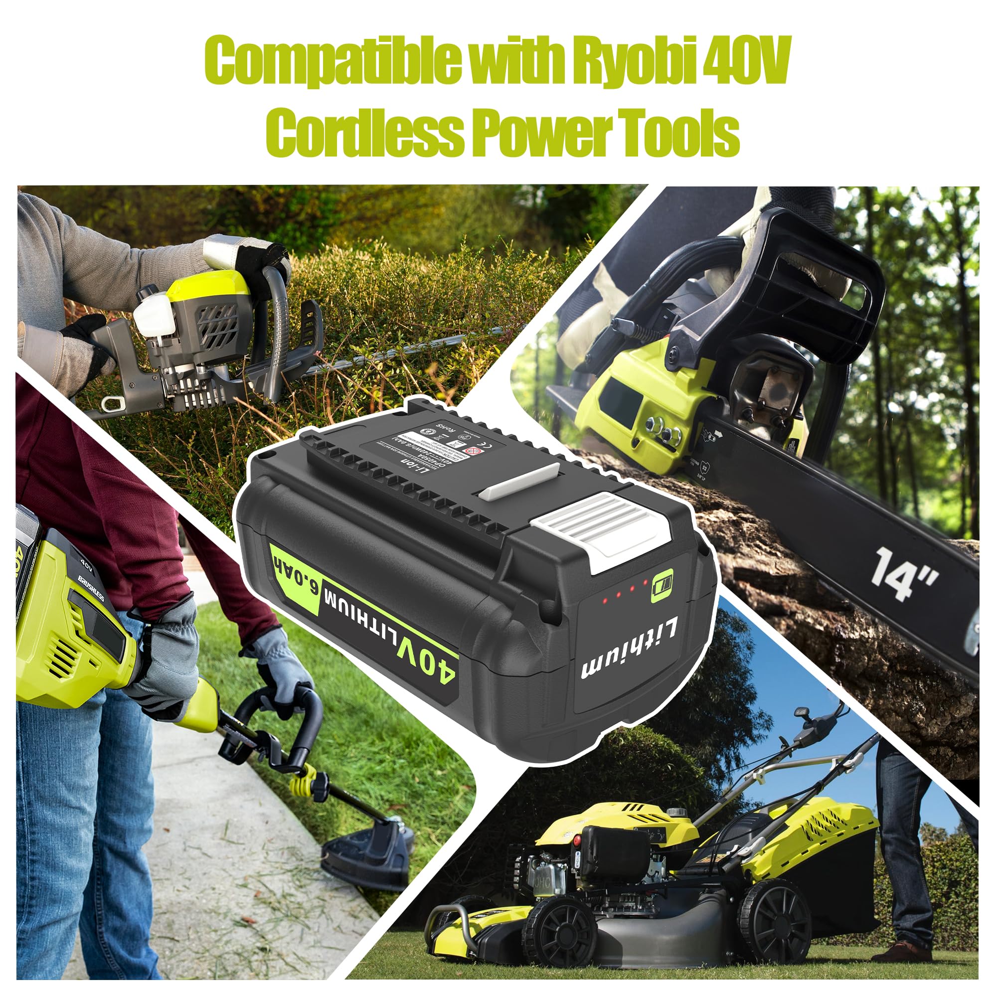 Ryobi Mower Long Ryobi 40v 4ah Battery Last | Long Charge Ryobi 40v 4ah ...