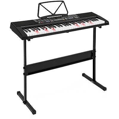 61-Key Teaching Electronic Keyboard with Light-Up Kuwait Ubuy