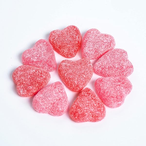 SOUR PATCH KIDS SOFT & CHEWY VALENTINES DAY CANDY HEARTS, 10 OZ