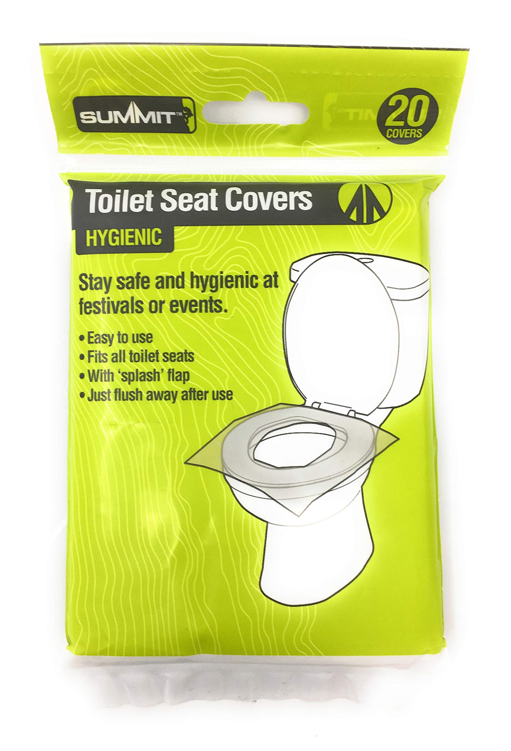 Summit Festival/Camping Toilet Seat Covers pk10