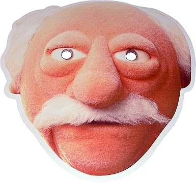 Download Amazon Com The Muppets Waldorf Card Face Mask By The Muppets Clothing PSD Mockup Templates