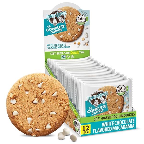 LENNY & LARRY’S PROTEIN COOKIE, [WHITE CHOCOLATE FLAVORED...
