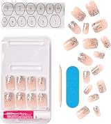KISS Gel Fantasy Collection Glue-On Manicure Kit Fanciful Medium Nails view 5