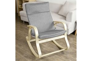 Haotian FST15-DG, Comfortable Relax Rocking Chair, Lounge Chair Relax Chair Cushion