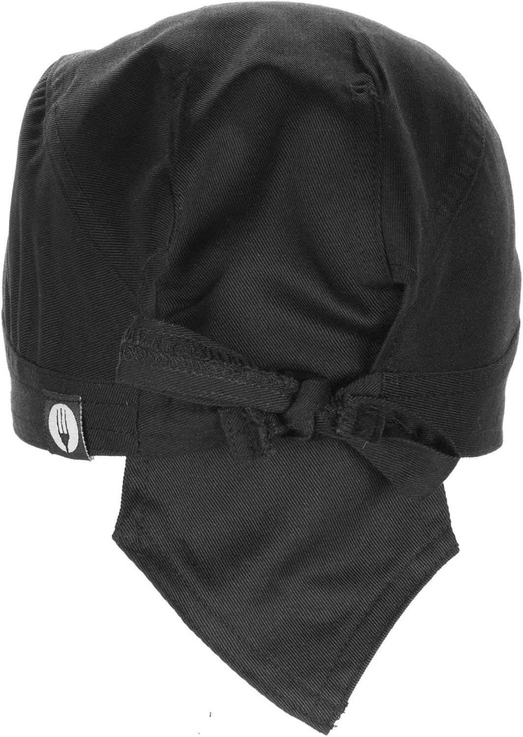 Chef Works Unisex Head Wrap Skull Cap, Black, One Size: Chefs Clothing: Clothing