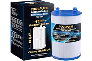 POOLPURE C-7367 Spa Filter Replaces PD075-2000, Dimension One 1561-00, Filbur FC-3059, Excel Filters XLS-7005, Aladdin 17541, Baleen AK-60035, 75 sqft Hot Tub Filter Cartridge 1 Pack