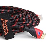 Aurum Ultra Series - High Speed HDMI Cable 25 Ft with Ethernet - Supports 3D & ARC [Latest Version] - 25 Feet