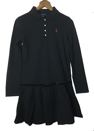 VELVET BOW STRETCH POLO DRESS – BabyShop