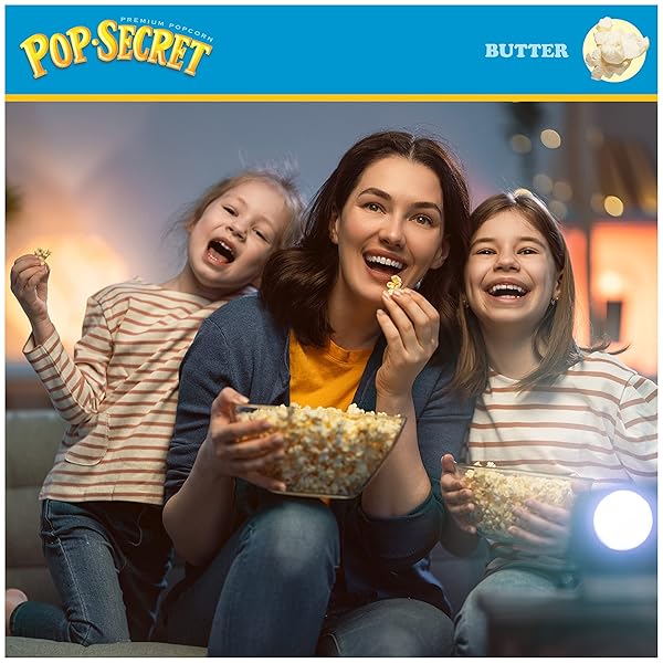 POP SECRET MICROWAVE POPCORN, BUTTER, 3.2 OZ, 3 CT