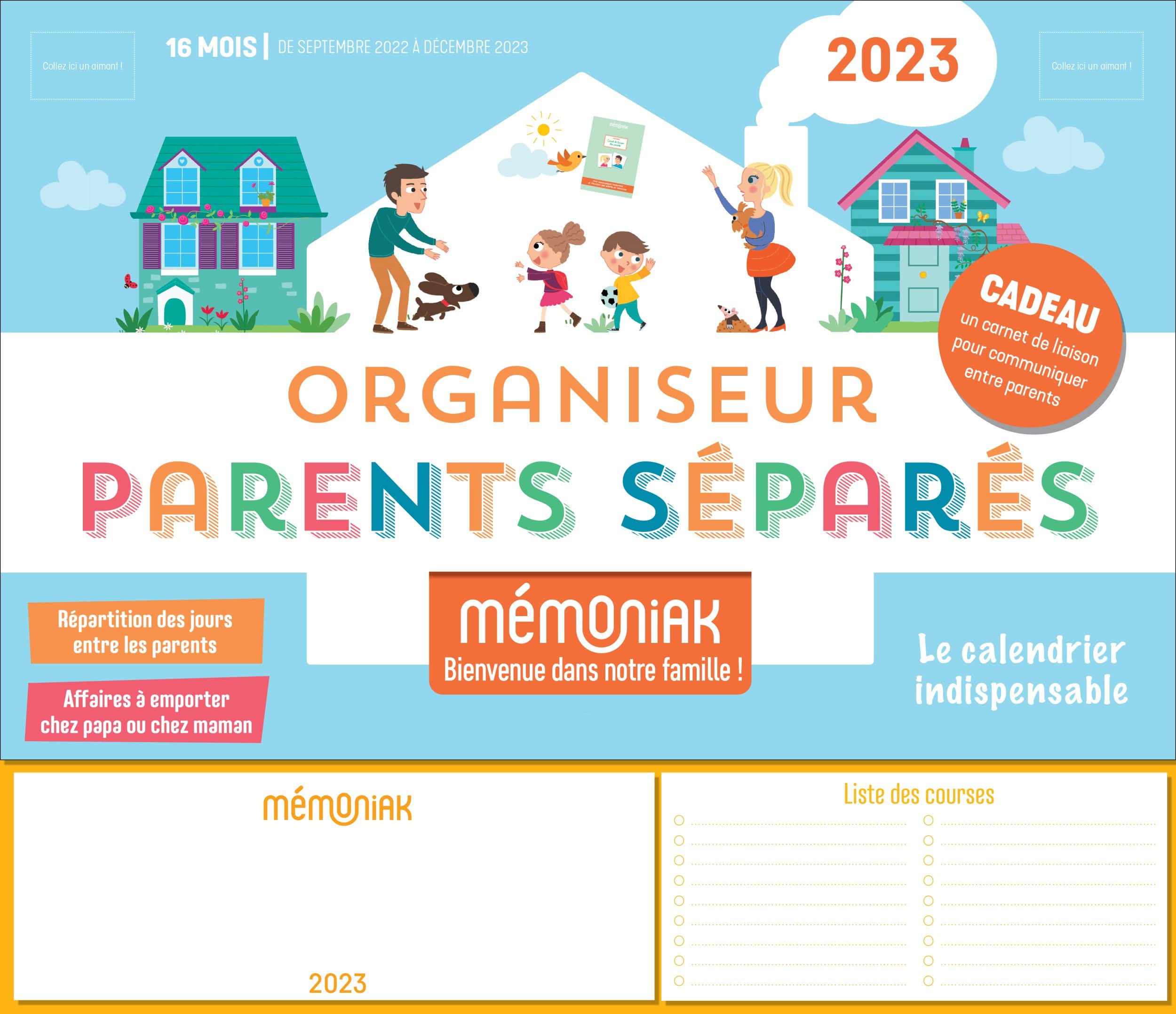 Calendrier Larousse 2023 Amazon.fr - Organiseur Parents Séparés Mémoniak, Calendrier Familial  Mensuel (Sept. 2022- Déc. 2023) - Chiodo, Virginie - Livres