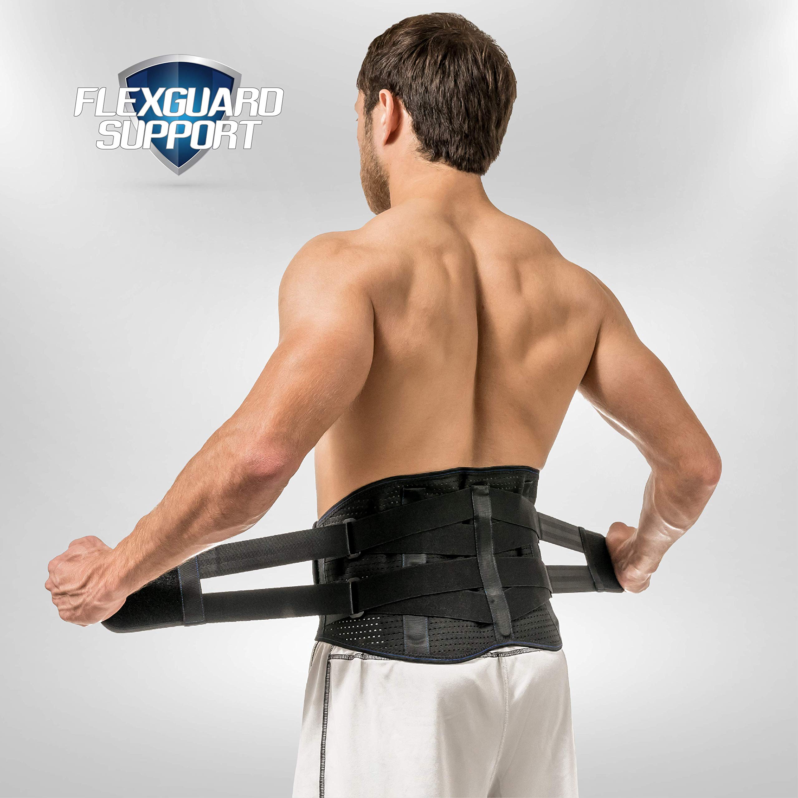 Lower Back Brace by FlexGuard Support Lumbar Support Waist Backbrace