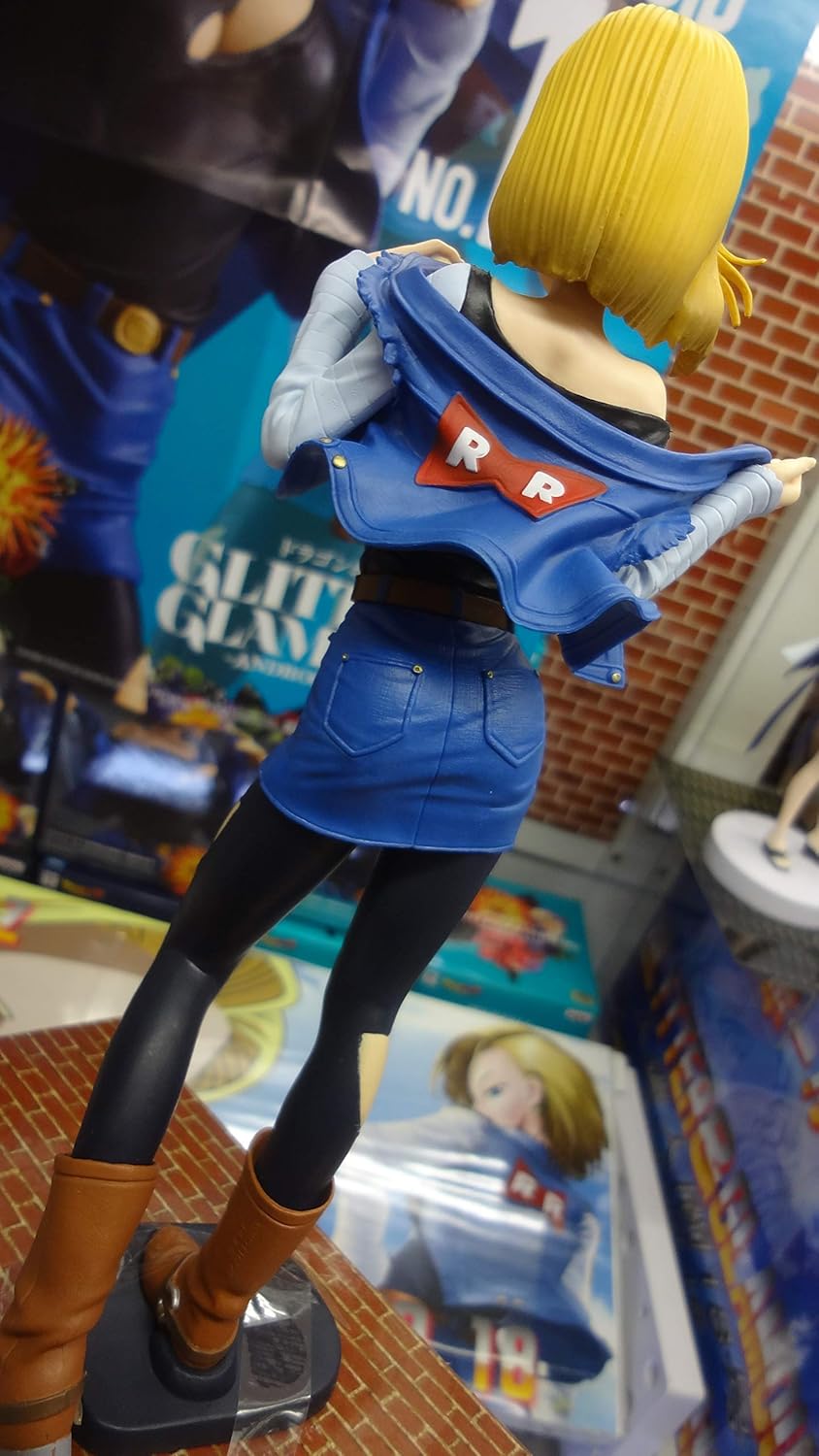 Amazon Com Banpresto Dragon Ball Z Glitter Glamours Android 18 A Action Figure Toys Games