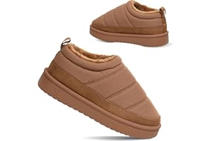 Hurley Kids Cozy Slip-On Winter Shoes Moses, Warm Fleece-Lined Indoor Outdoor Clog Slippers with Non-Slip Outsole, Durable Everyday Comfort Footwear for Boys & Girls