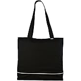 Shoulder Tote Bag with Zipper