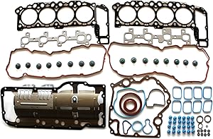 SCITOO Replacement for Head Gasket Set fits for Chrysler Aspen for Dodge Dakota Durango for Ram 1500 for Jeep for Mitsubishi Raider 4.7L 2004-2007 Timing Cover Gaskets