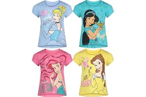 Disney Mickey Mouse Minnie Mouse Girls 4 Pack Graphic T-Shirts Infant to Big Kid