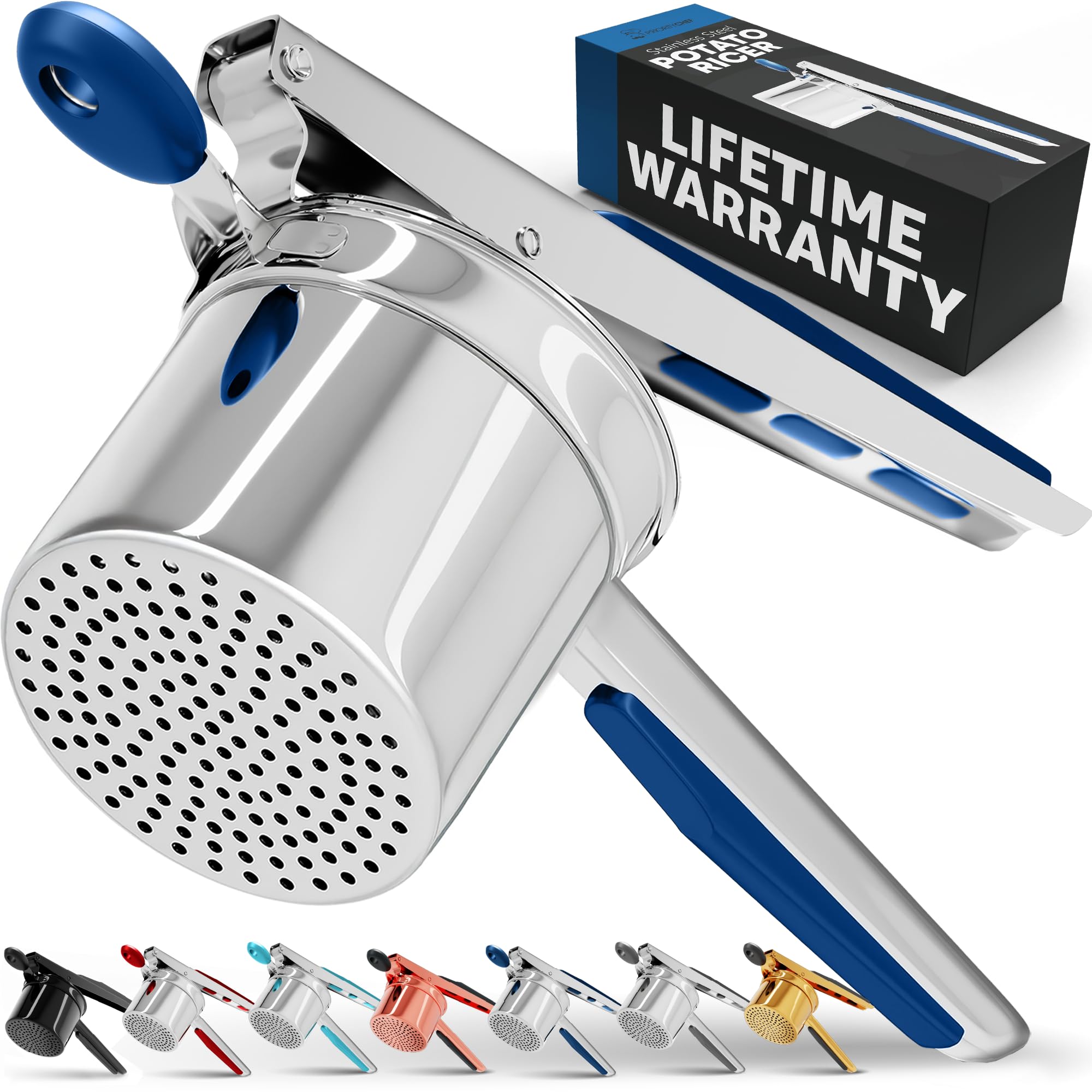 PriorityChef Large 15oz Potato Ricer, Heavy Duty