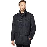 Cole Haan Signature Men's Wool Melton Coat with Nylon Bib