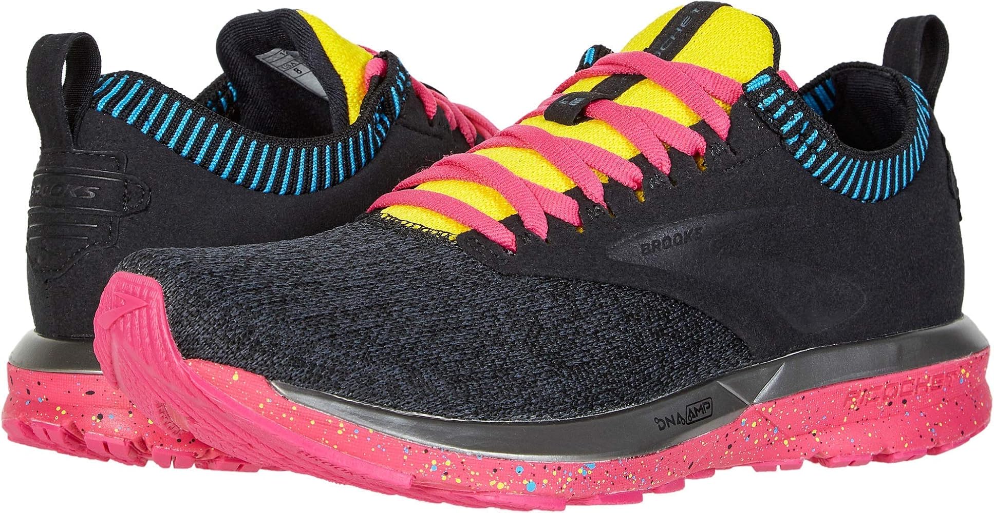brooks black and pink