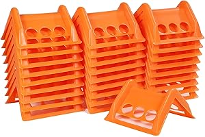 VEYIFONO 30 Pack Plastic Corner Protectors and Edge Protectors for Flatbed Trucks, Compatible with 4 Inch Ratchet Straps, Cargo Load Guard