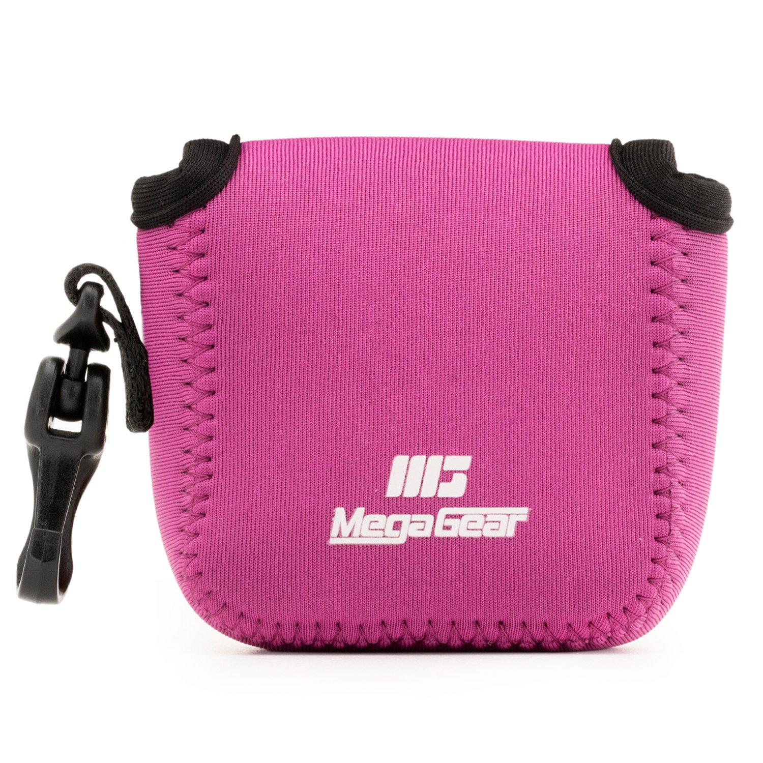 MegaGear MG1315 GoPro Hero 7, Hero 6, Hero 5, Sony DSC-RX0 Ultra Light Neoprene Camera Case, with Carabiner - Pink