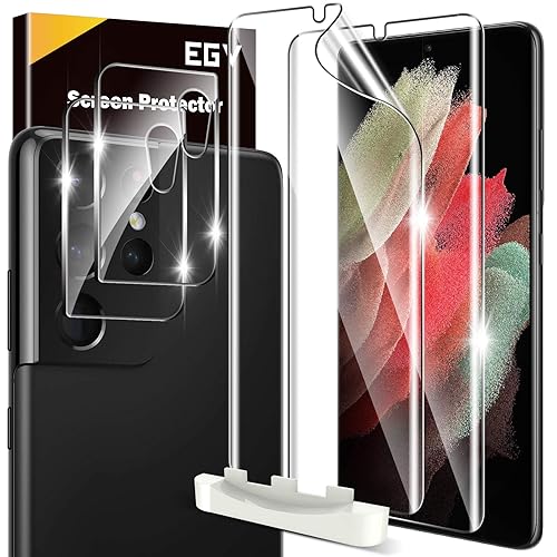 EGV [2+2 Pack] Compatible for Samsung Galaxy S21 Ultra 5G