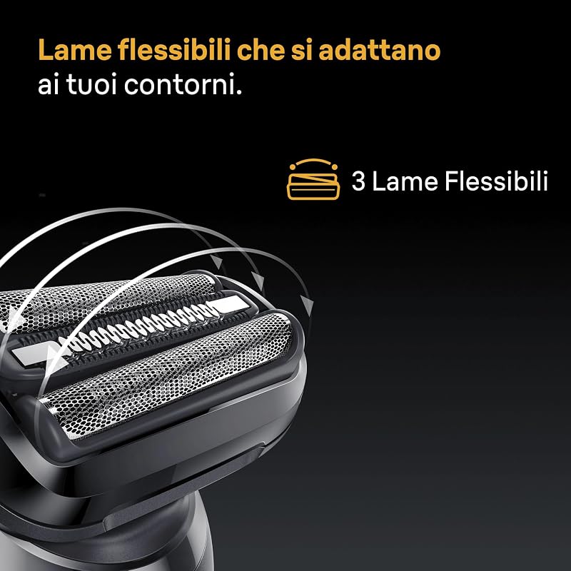Serie 5 Rasoio Elettrico Barba, 1 Accessorio, 52-B1200si, Blu