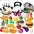 STEAM Life Kids Play Kitchen Accessories, Play Food Sets for Kids Kitchen, Kids Pots and Pans Set, Kitchen Toys, Toy Kitchen Accessories, Toy Kitchen Sets, Kids Kitchen Accessories, Cooking Set Kids