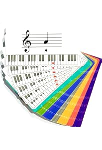 Flashcards Accords De Piano – 100 Cartes Codées Couleur – Pour Débutants – Affiche Incluse – Apprentissage Musique - 9